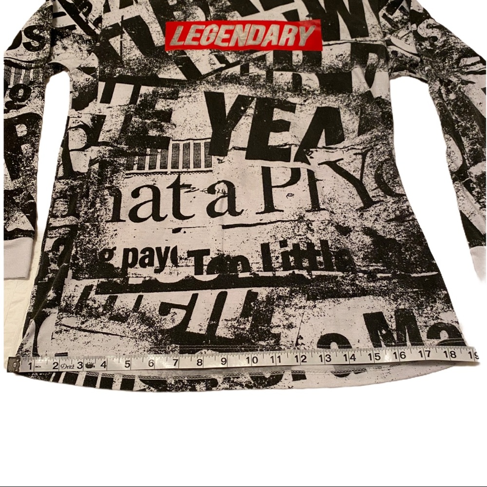 Hustle by Bailey Apparel “Legendary” Top size XL - Picture 3 of 10